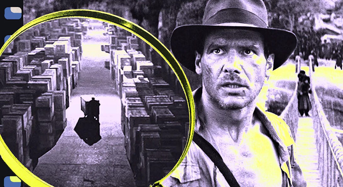 Indiana Jones movie graphic