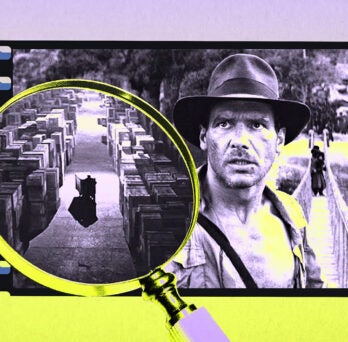 Indiana Jones movie graphic
                  