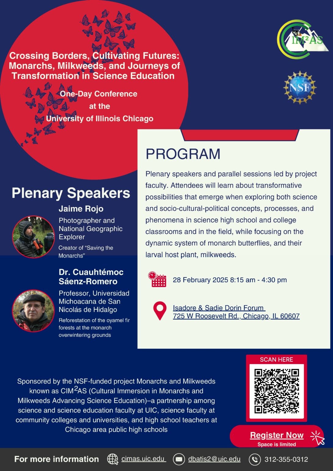 Crossing Borders, Cultivating Futures: Monarchs, Milkweeds, and Journeys of Transformation in Science Education: One-Day Conference at UIC